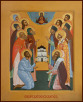 Икона собора святых, в земле Вятской просиявших